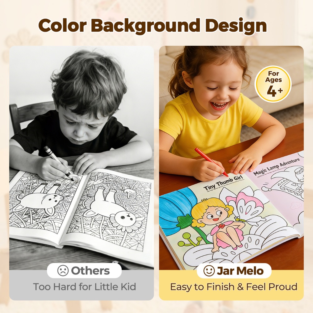 Jar Meló - Play & Learn Colouring Book Set: Dinosaurs & Fairies - 2 Books 60 Pages - Image 7