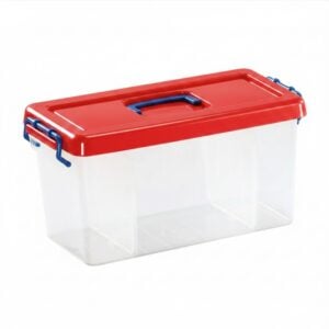 Gigo - Plastic Container with Red Lid
