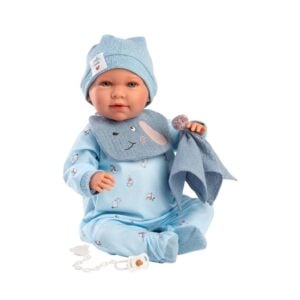 Llorens - Baby Boy Doll with Crying Mechanism, Clothing & Accessories: Mimo - 42cm