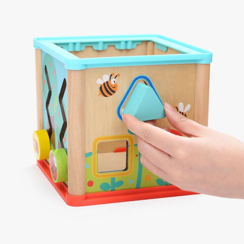 TopBright - 5-in-1 Garden Play Cube: Montessori Activity Toy - Image 5