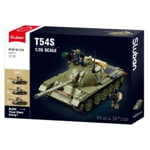 Sluban Building Set: Model Bricks - Medium Tank 3-in-1 - 604pcs