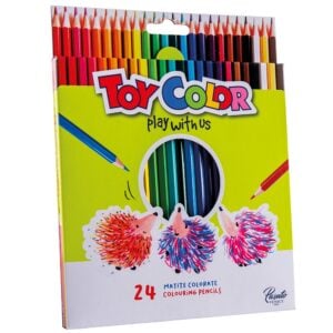 Toy Color - Junior Hexagonal Coloured Pencils - 24 Pack with 3mm Lead