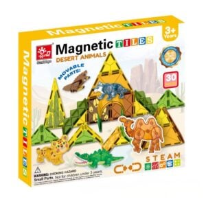 Magnetic Tiles - Wild Animals Set - 30 Pieces
