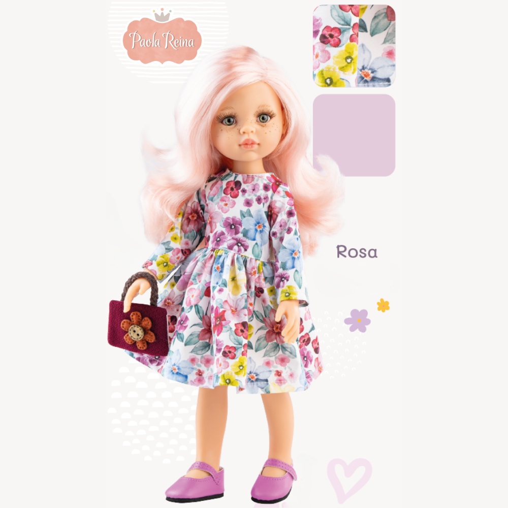 Paola Reina Dolls: Las Amigas - Rosa - 32cm - Image 3