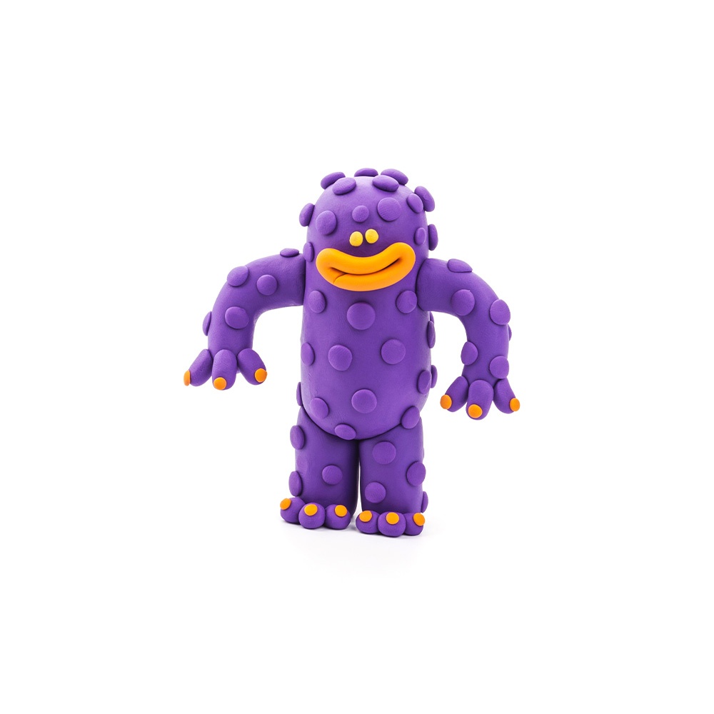 Hey Clay - Modelling Air-Dry Clay with Fun Interactive App - Bigwig, series Monsters, 3 cans-** - Image 3
