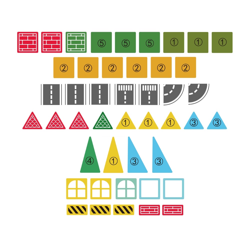 Magnetic Tiles - Truck Construction Set - 50 Pieces - Image 4