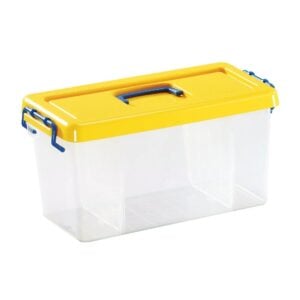 Gigo - Plastic Container with Yellow Lid