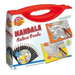 Small World Toys - Mandala Nature Drawing Books - Flowers & Animals -**