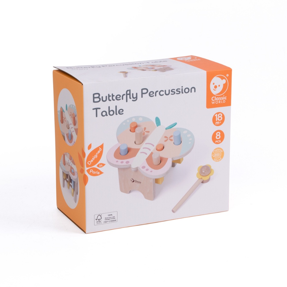 Classic World - Music & Play - Butterfly Percussion Table - Image 10