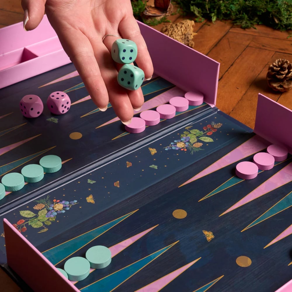 Gibsons - The Art File: Backgammon Family Board Game - Image 2