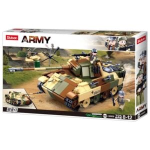 Sluban Building Set: WWII - Medium Tank 2 in 1- 725pcs