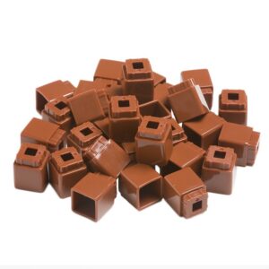 Greenbean - Unifix Cubes 50pcs Brown Polybag