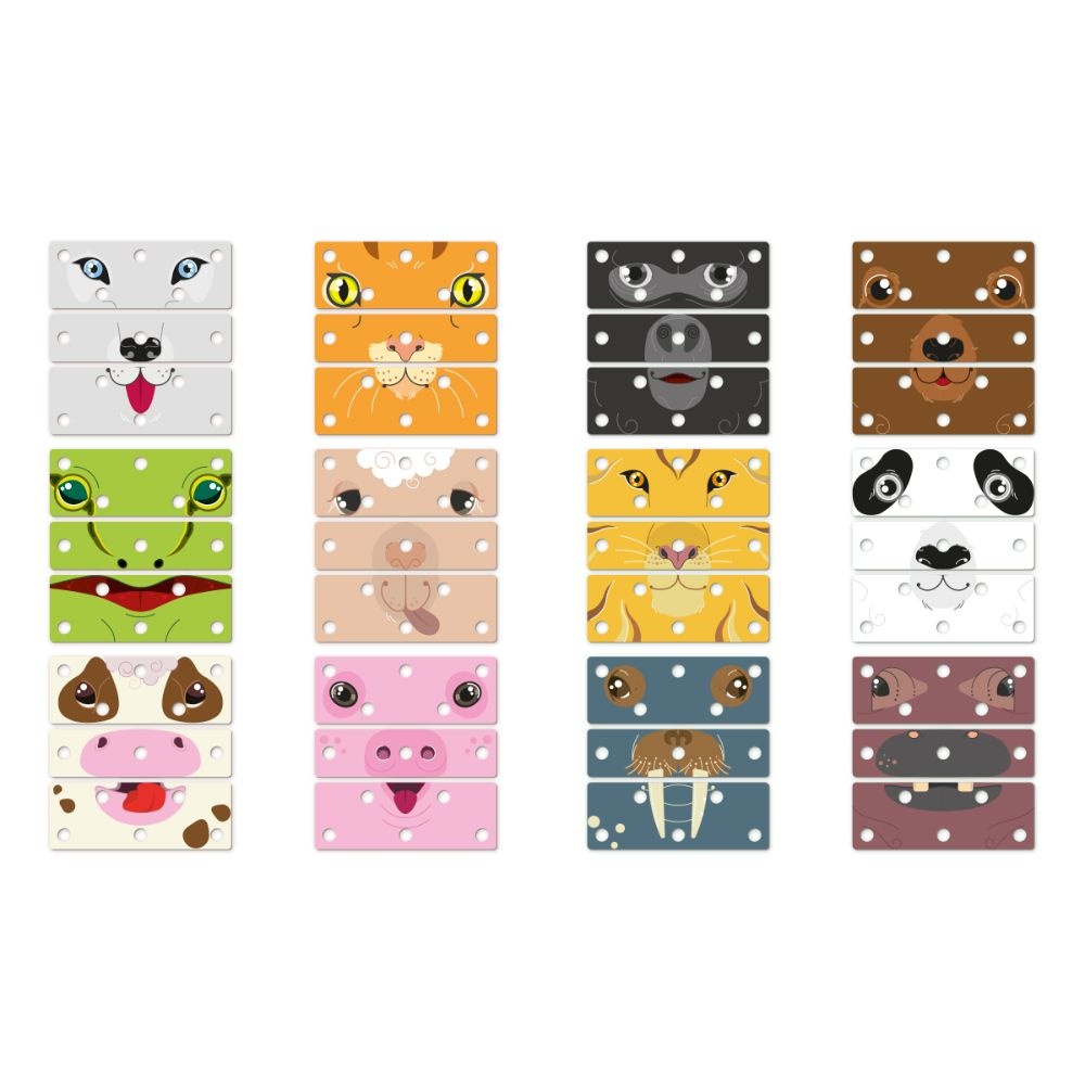 Quercetti - Guess the Animal Faces Puzzle - Memory & Recognition Game for Toddlers - Image 6