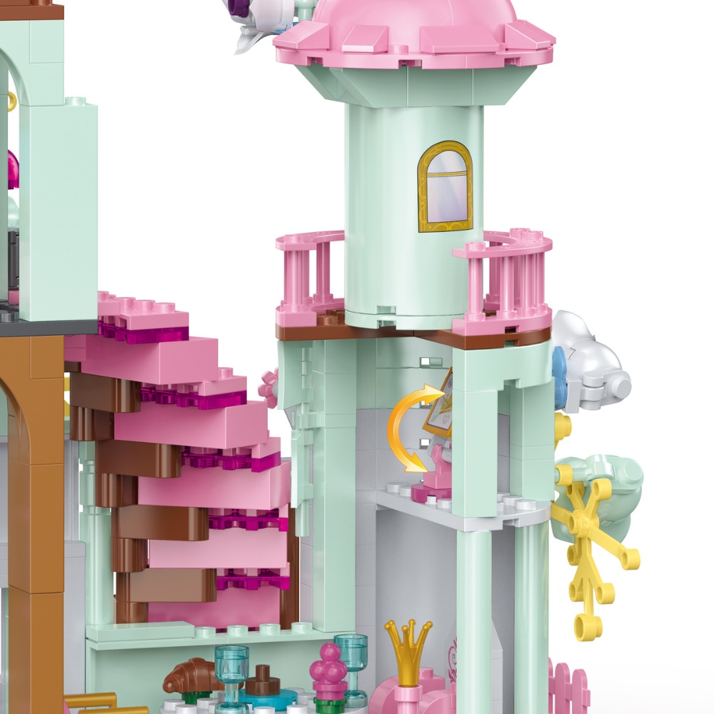 Cogo - Building Block Set - Fairytale Dream Castle - 740 Pieces - Image 5