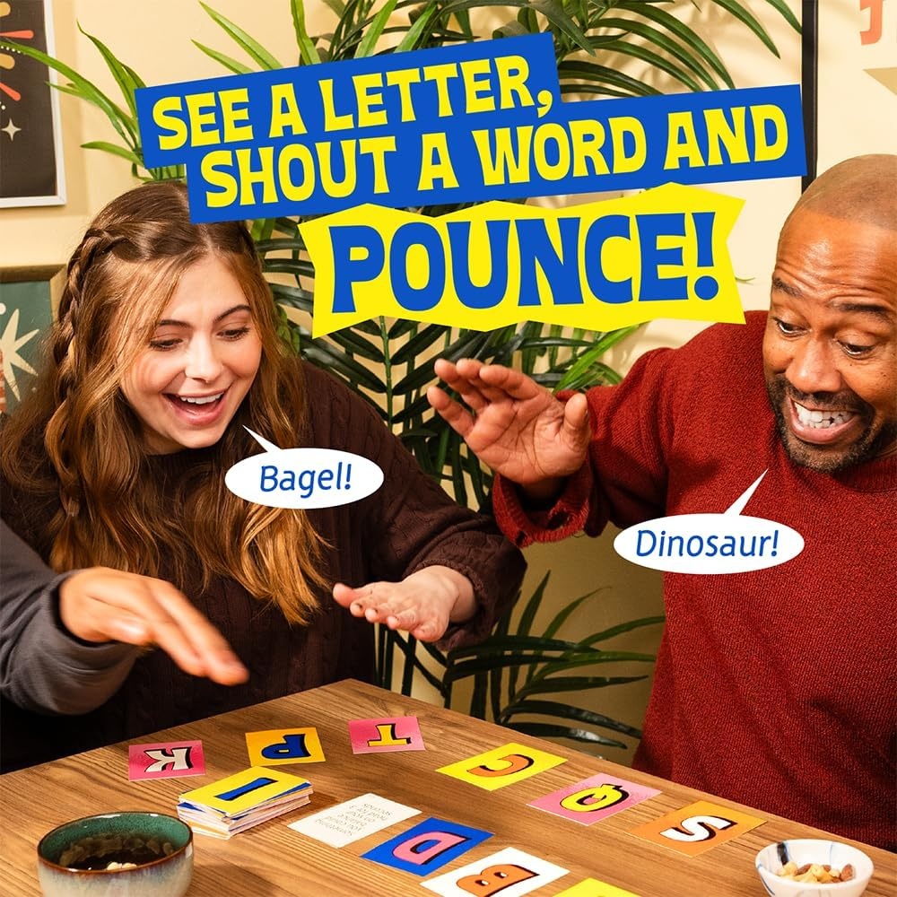 Big Potato Games - Pounce - The Fast and Furious Letter Card Game - 2+ Players - Image 2