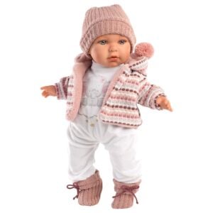 Llorens - Baby Girl Doll with Crying Mechanism & Clothing: Julia - 42cm