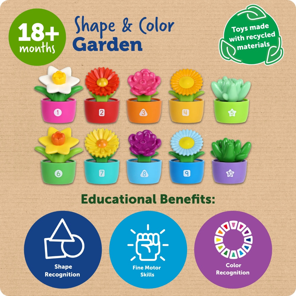 Learning Resources - Shape & Colour Garden Matching Toy - Image 7