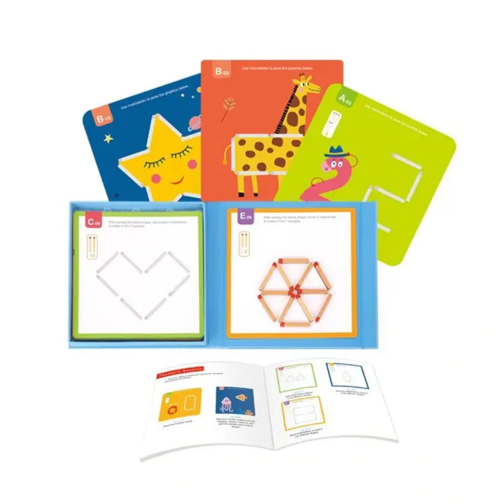 TookyToy - Creative Math Sticks: Patterning Activity Set - Image 7
