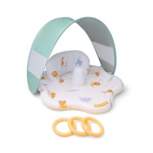 Swim Essentials - Baby Splash Mat with Sunshade - Wild Life 76cm
