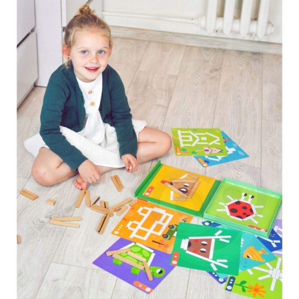 TookyToy - Creative Math Sticks: Patterning Activity Set - Image 3