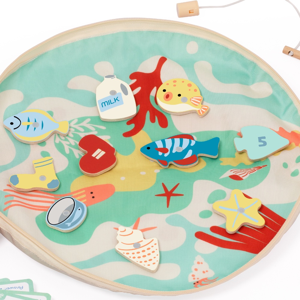 Classic World - Fishing Game - Travel-Size Set with Activity Cards - 34pcs - Image 5