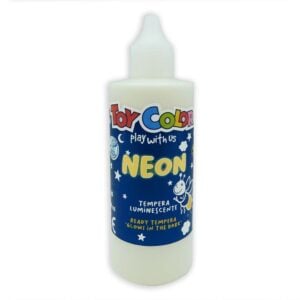 Toy Color - Glow-in-the-Dark Superwashable Ready-Mix Tempera Paint for Kids - 100ml