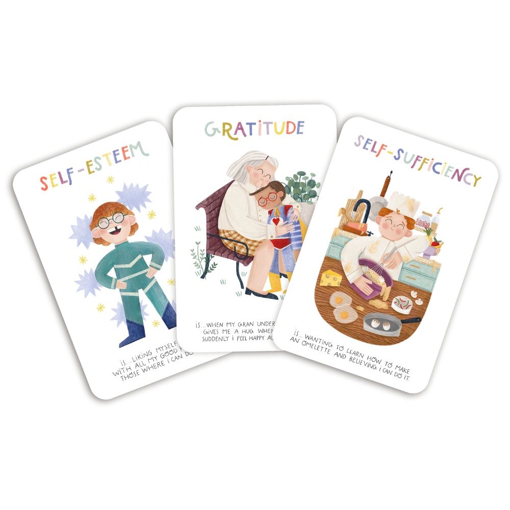 The Happy Gang - My Superpowers - Life Skills Flashcards for Parents & Kids - Image 2