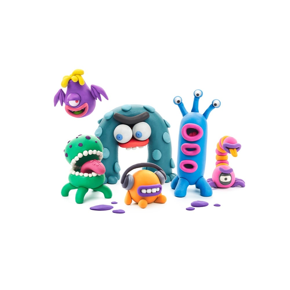 Hey Clay - Modelling Air-Dry Clay with Fun Interactive App - Aliens, 15 cans - Image 2