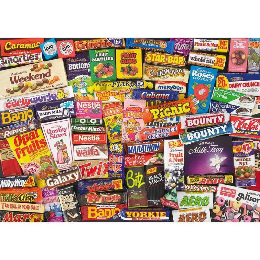 Gibsons - 1980s Sweet Memories - 1000 Piece Jigsaw Puzzle - Image 2