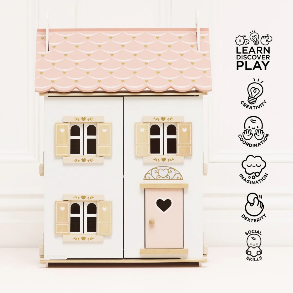 Le Toy Van - Roseheart Wooden Dolls House - Image 4