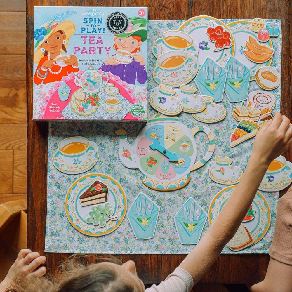 eeBoo - Tea Party Spinner Game -** - Image 3