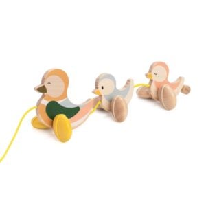 Classic World - Paddling Ducks Wooden Pull-Along Toy for Toddlers