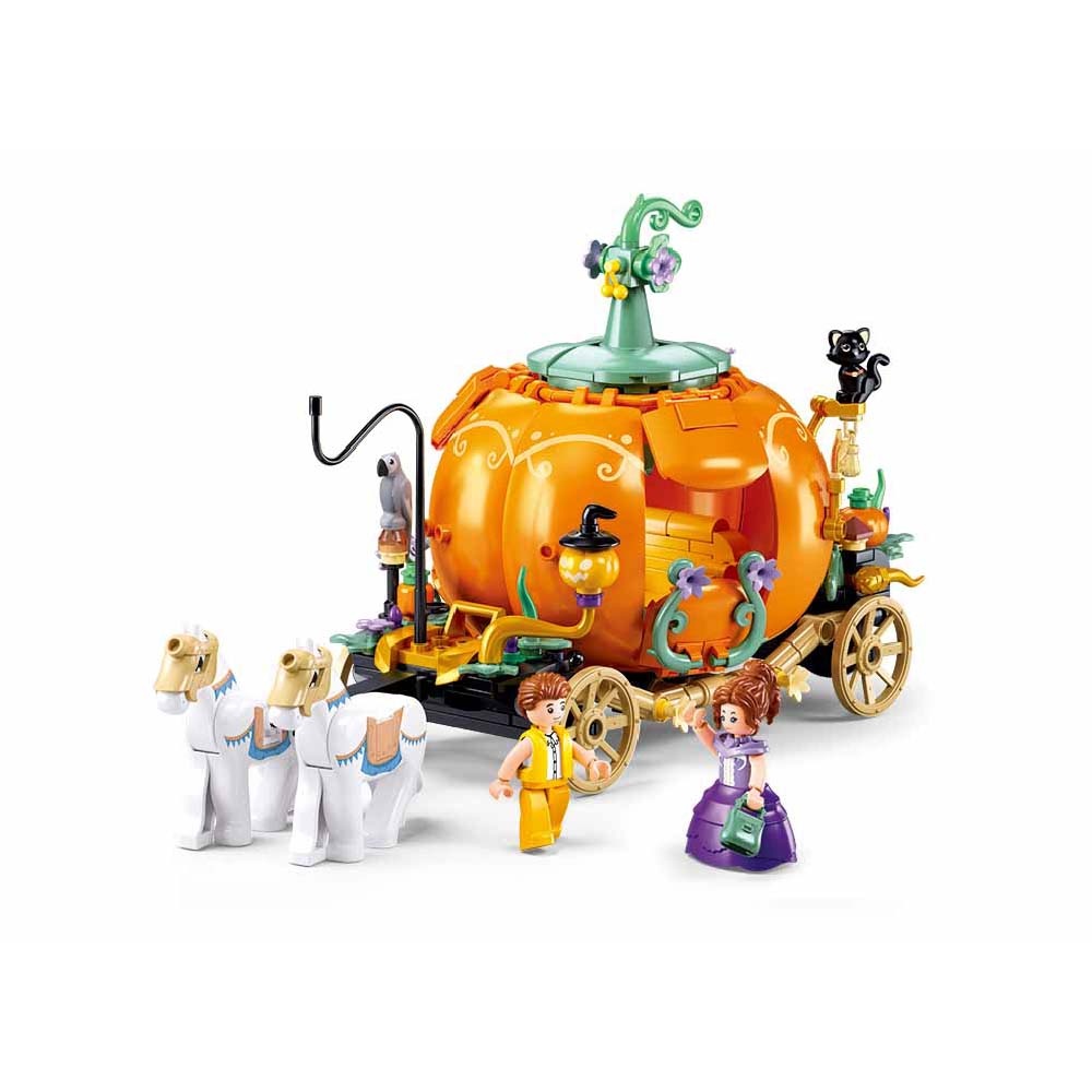 Sluban Building Set: Girls Dream - Pumpkin Carriage - 320pcs - Image 2