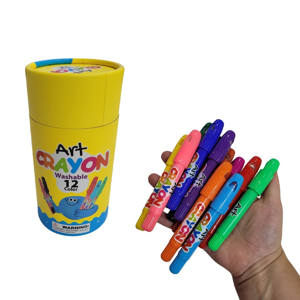 TookyToy - Twistable Washable Silky Crayons - 12 Colours - Image 3