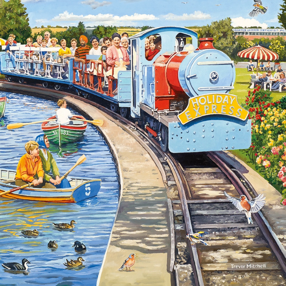 Gibsons - The Boating Lake - 1000 Piece Jigsaw Puzzle - Image 4