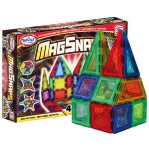 Popular Playthings - Mag-Snaps Magnetic Tiles Building Set - 48pcs