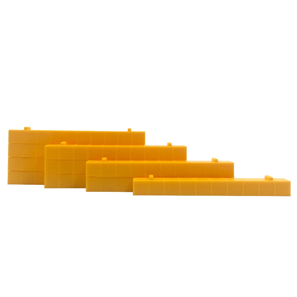 Gigo - Base Ten Linking Set - Yellow - 121pcs Polybag - Image 3