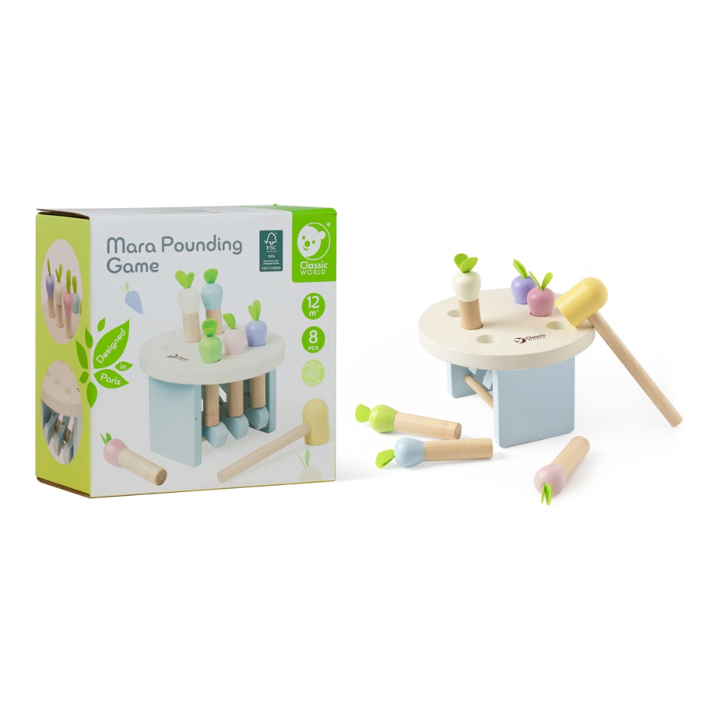 Classic World - Mara Pound & Tap Carrot Bench - 8pcs - Image 7