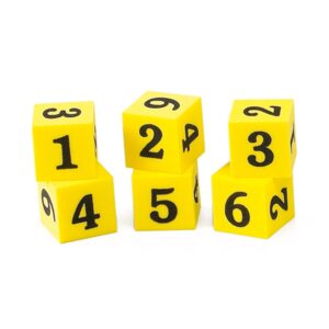 EDX Education - Dice - Foam Number - 2cm - 6pcs