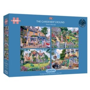Gibsons - The Gardener's Round - 4 x 500 Piece Jigsaw Puzzles