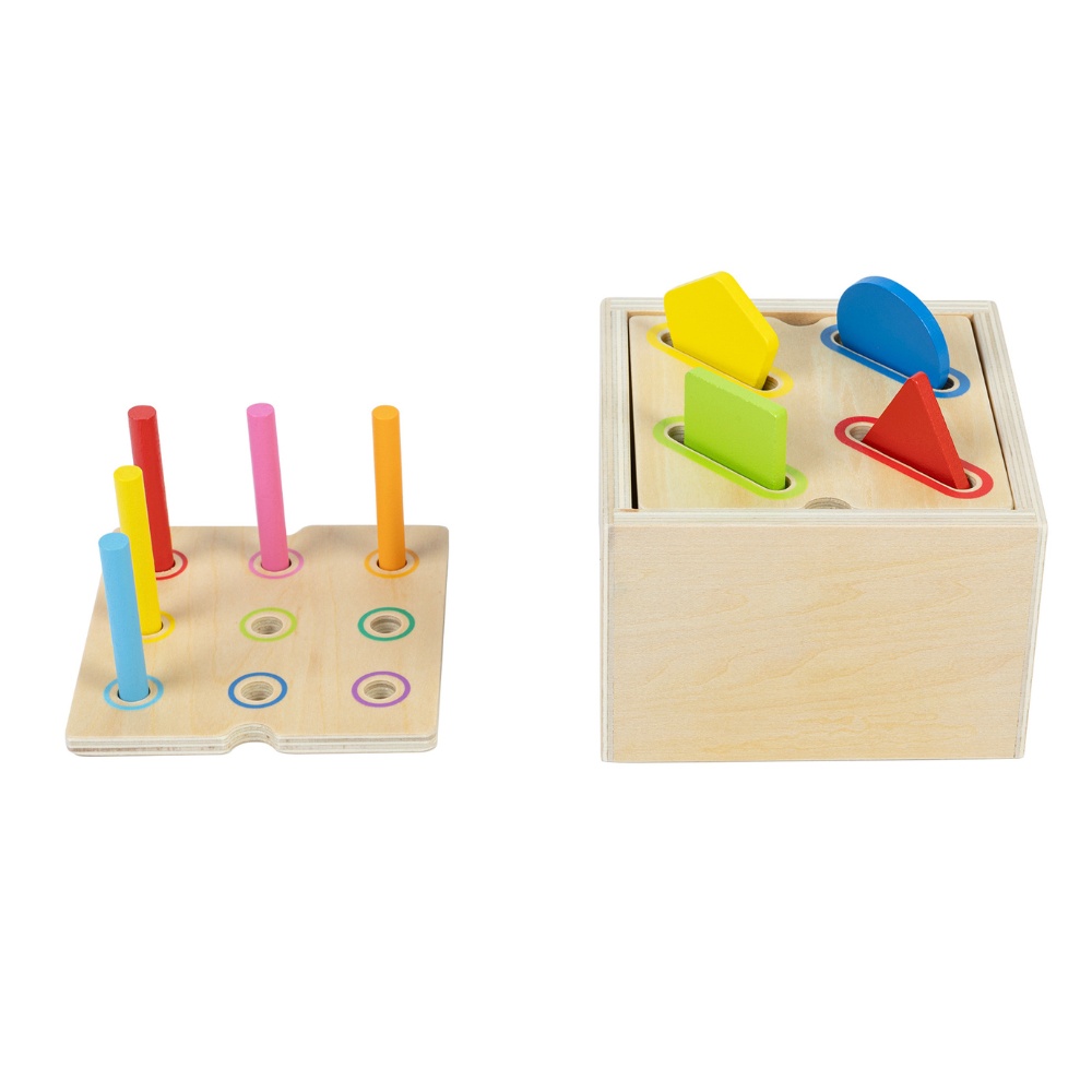 hi Pando - Montessori Shape Sorting Box Learning Toy - Image 3