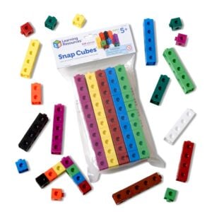 Learning Resources - Snap Cubes®, Maths Counting Set 100 for Kids Ages 5+