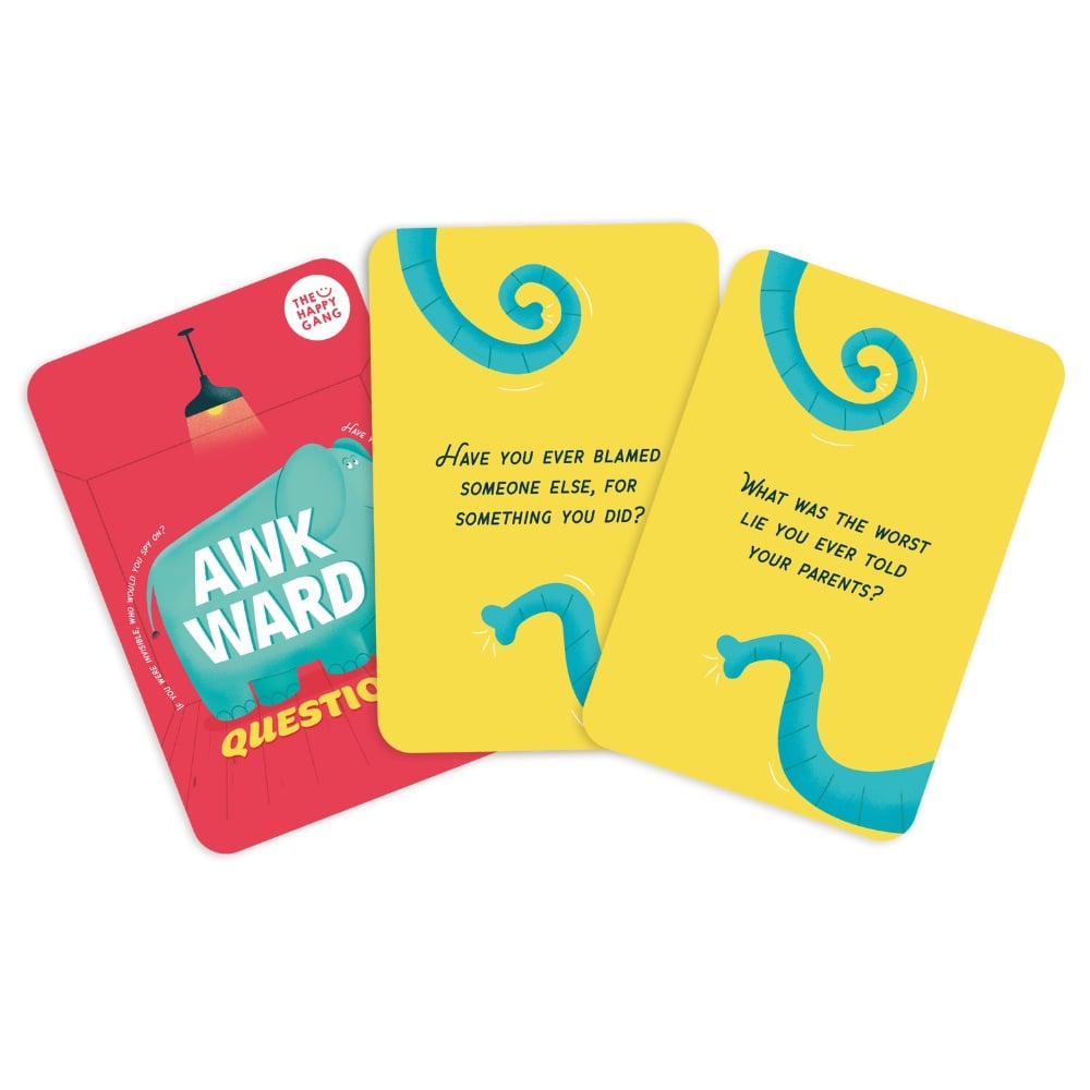 The Happy Gang - Awkward Questions Family Card Game for Kids & Adults - Image 2