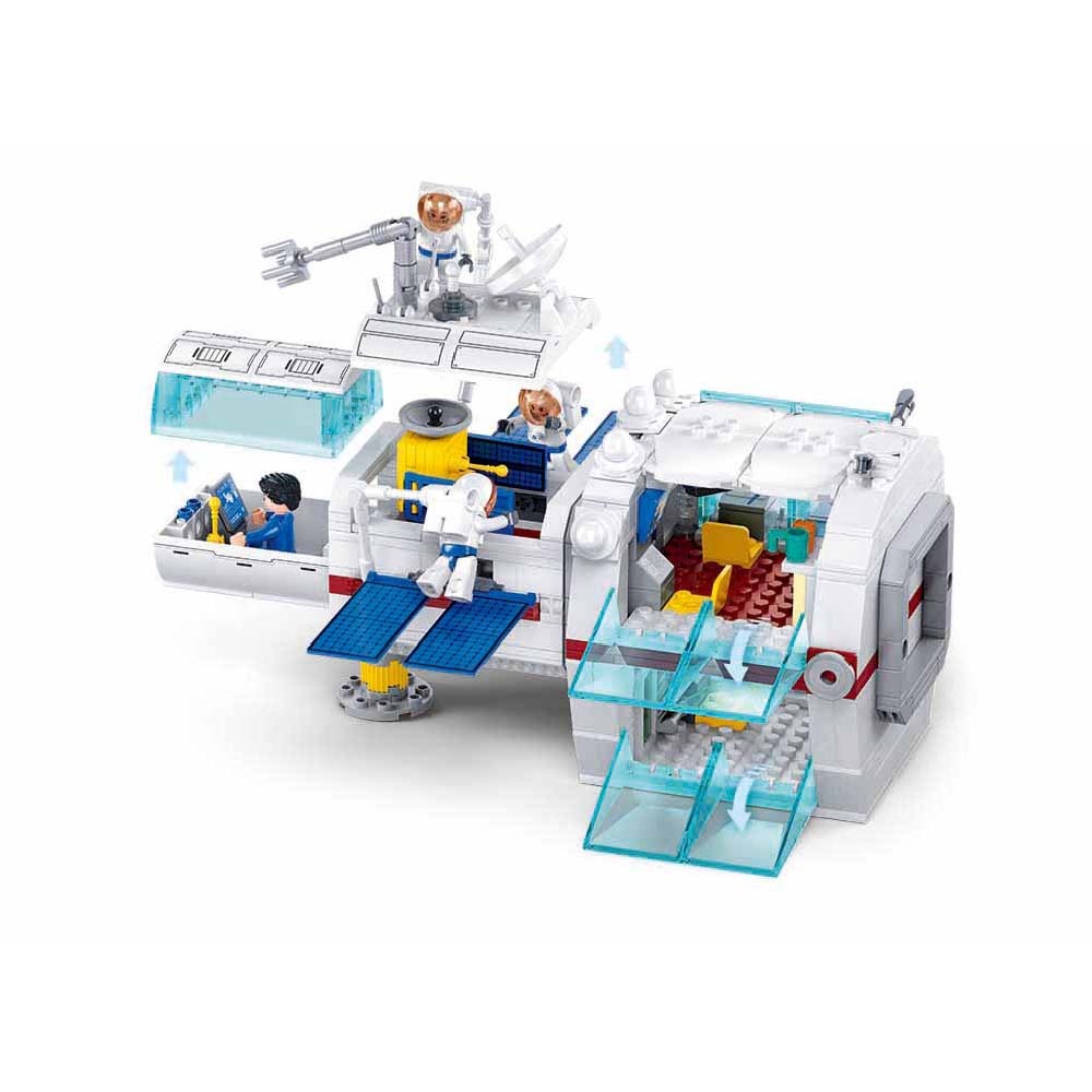 Sluban Building Set: Space - Dream Space Station Code Module - 502 Pieces - Image 2