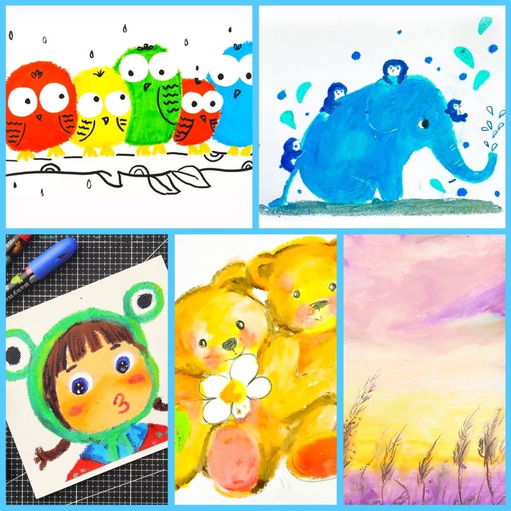 Jar Meló - Silky Crayon Washable Baby Roo - 6 Colours - Image 7