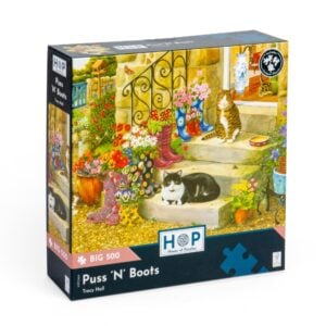 House of Puzzles - Puss 'N' Boots - XL Pieces - 500 Piece Jigsaw Puzzle