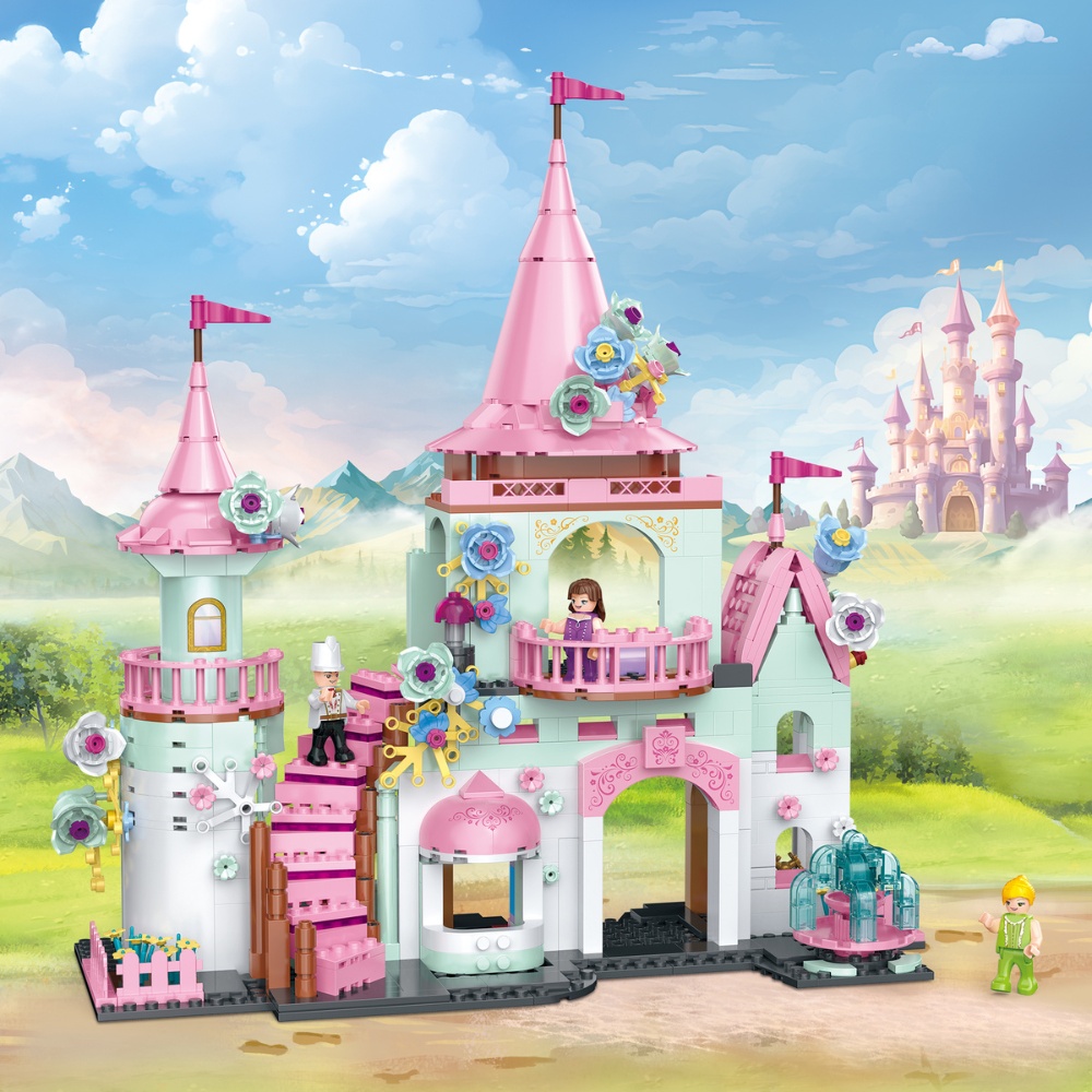 Cogo - Building Block Set - Fairytale Dream Castle - 740 Pieces - Image 3