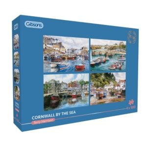 Gibsons - Cornwall by the Sea - 4 x 500 Piece Jigsaw Puzzles