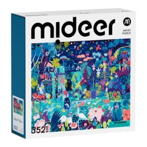 Mideer - Artist Puzzle: Into the Forest - 352 Piece Illustrated Nature Jigsaw for Kids