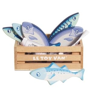 Le Toy Van - Wooden Fish Food Crate - 8pcs